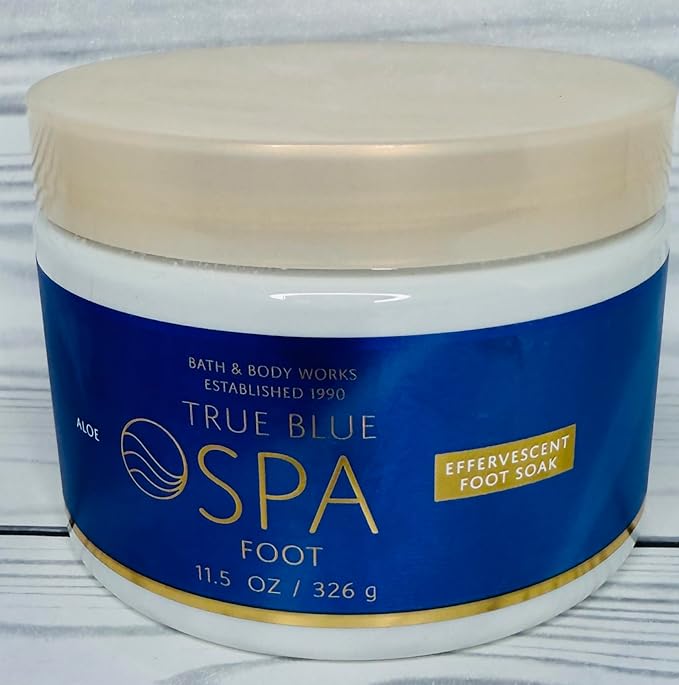 Bath and Body Works Foot Soak True Blue Spa Effervescent Foot Soak 11.5 Ounces