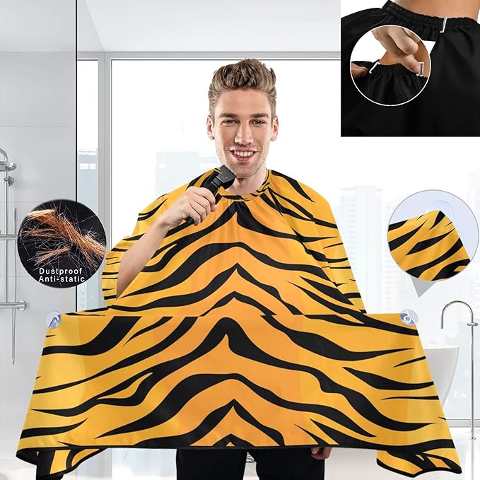 Stylish Barber Cape - Unisex Hair Cutting Apron for Men & Women