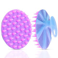 INNERNEED Silicone Scalp Scrubber for Hair Washing & Scalp Massage, Purple