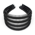 JOBAND black women's headbands fashion hair accessories tooth comb hairbands for women non slip hair hoops headband suitable for ladies and girls (Pack of 4)
