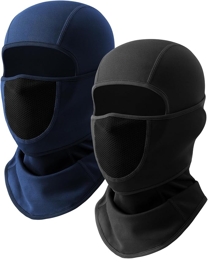 Balaclava Face Ski Mask with Movable Deisgn for Men Women-Fleece Winter Face Covering for Cold Weather Skiing Outdoor Work