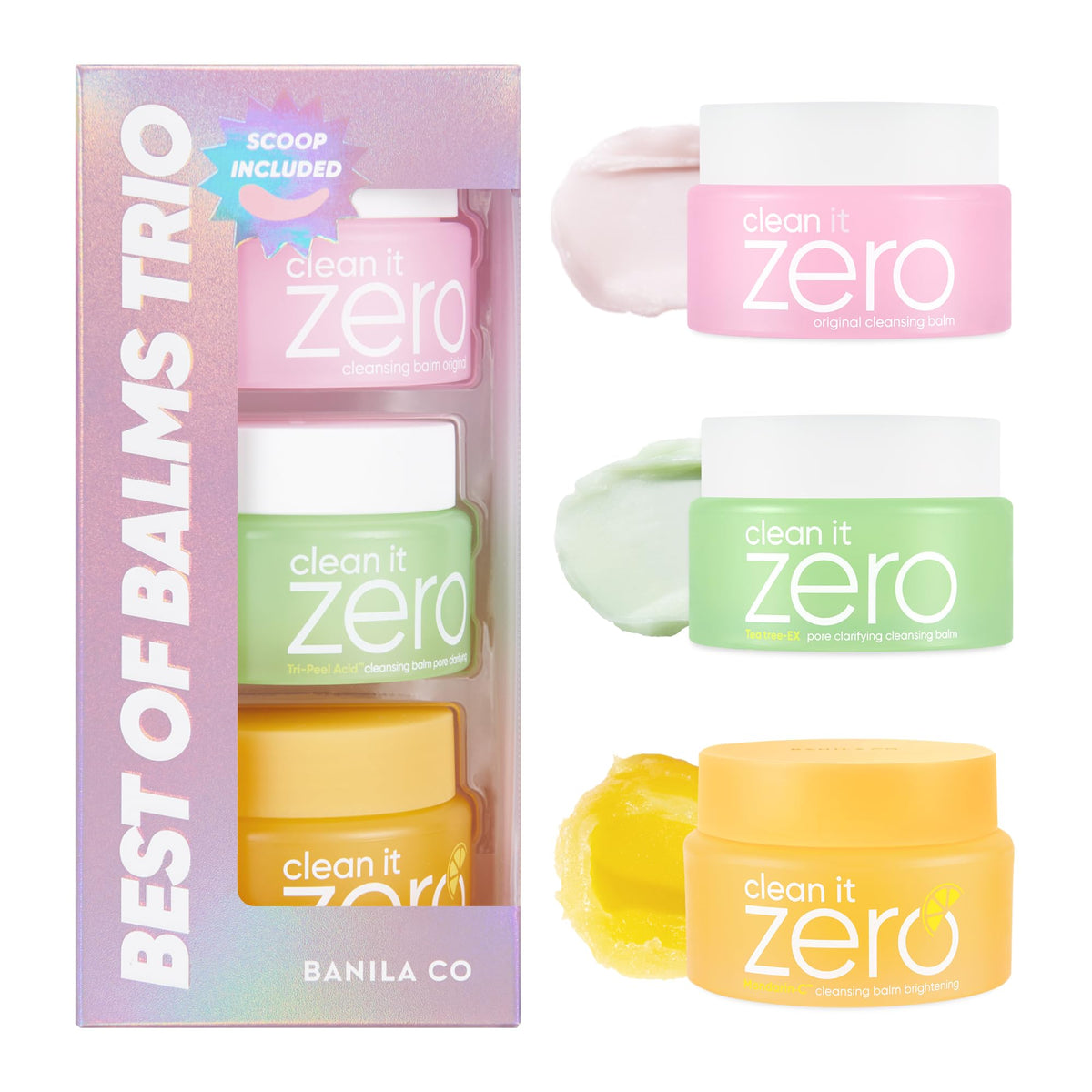 BANILA CO Clean It Zero Tea tree-EX Pore Clarifying Balm Travel Kit (16ea)