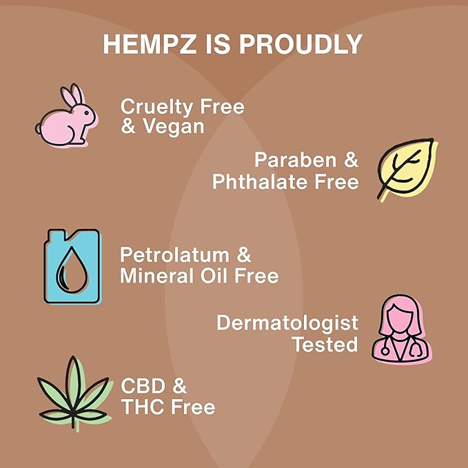 HEMPZ Sweet Almond & KOA Body Lotion, Moisturizing Hemp Seed Oil and Shea Butter, Hydrating Vegan Lotion for Dry Skin, 17 oz