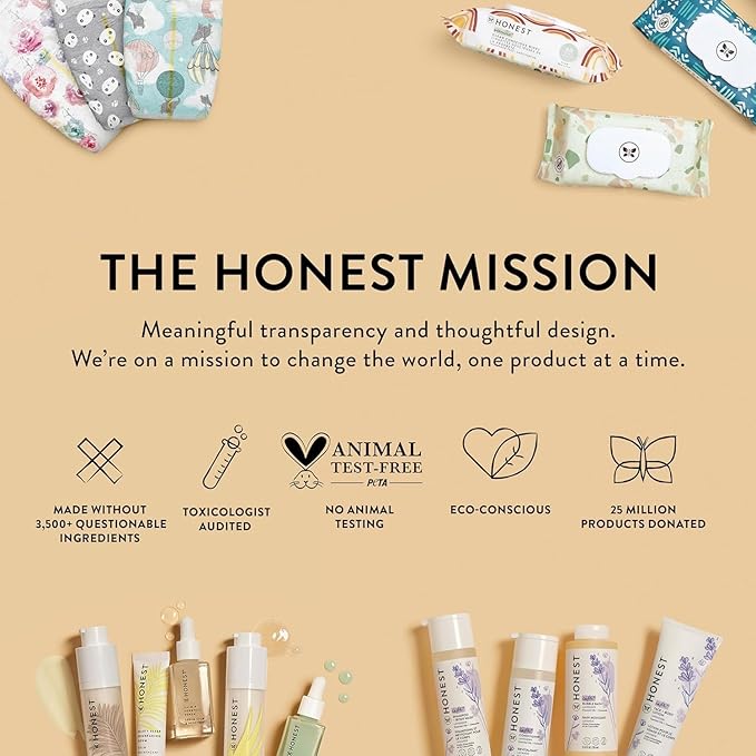 The Honest Company Fragrance-Free Moisturizing Body Oil,Nourish Soothe Baby's Skin,Plant-Based,Hypoallergenic Vegan,4.0 fl oz,(Pack of 2)