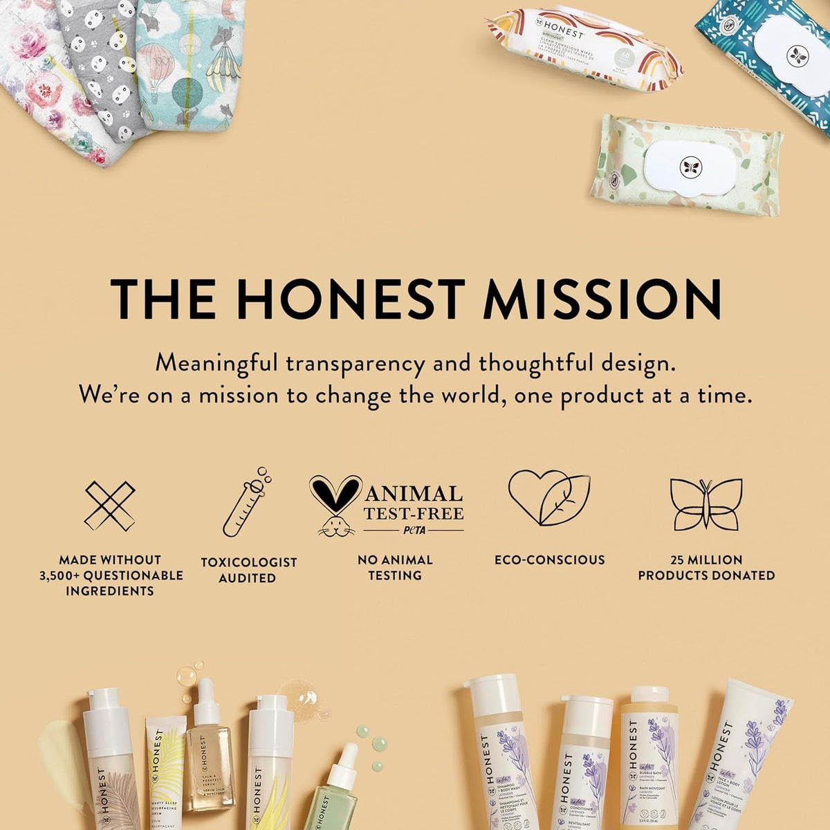 The Honest Company Body Oil, Hypoallergenic, Lavender Infused, 4.0 fl oz