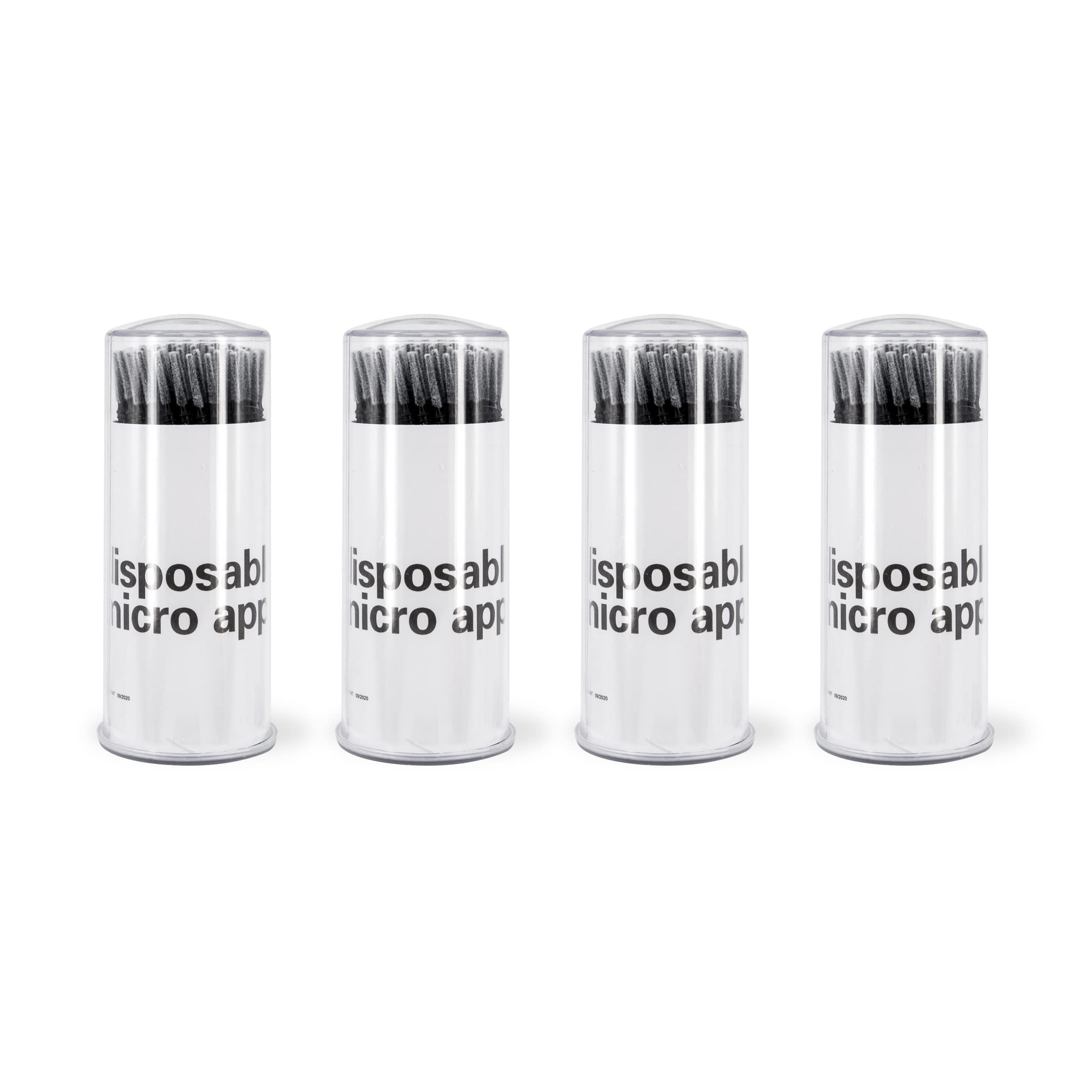 i-Laesh 400pcs Disposble Micro Applicators Brushes for Eyelash Extension Cotton Swabs Makeup Oral and Personal Care Mini Grafted Bottled Remove Glue - Black (Bottled - Pro Grip)