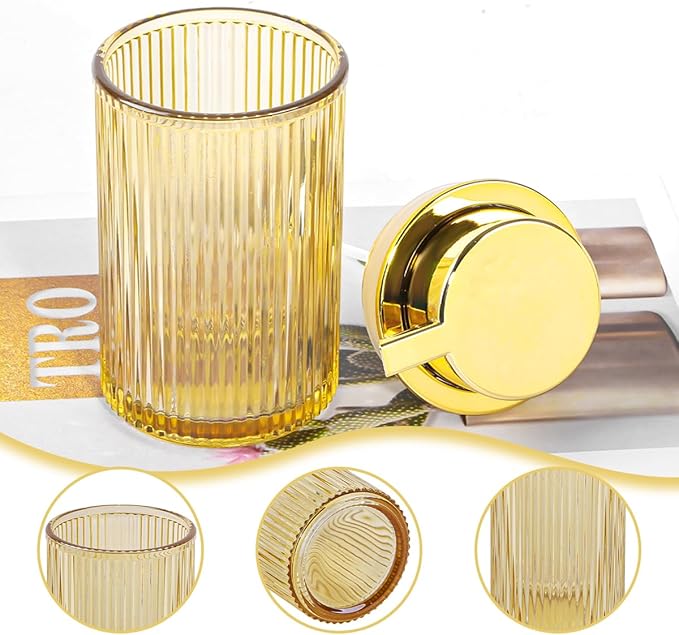 Tonxus Foaming Soap Dispenser, 12 Oz Amber Glass Foam Hand Soap Dispenser, Refillable Lotion Soap Dispenser with Removable Pump for Kitchen Hand Wash Dispenser, Modern Slim Ribbed Bottle for Decor