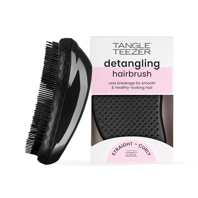 Tangle Teezer Original Detangler Brush for All Hair Types, Panther Black