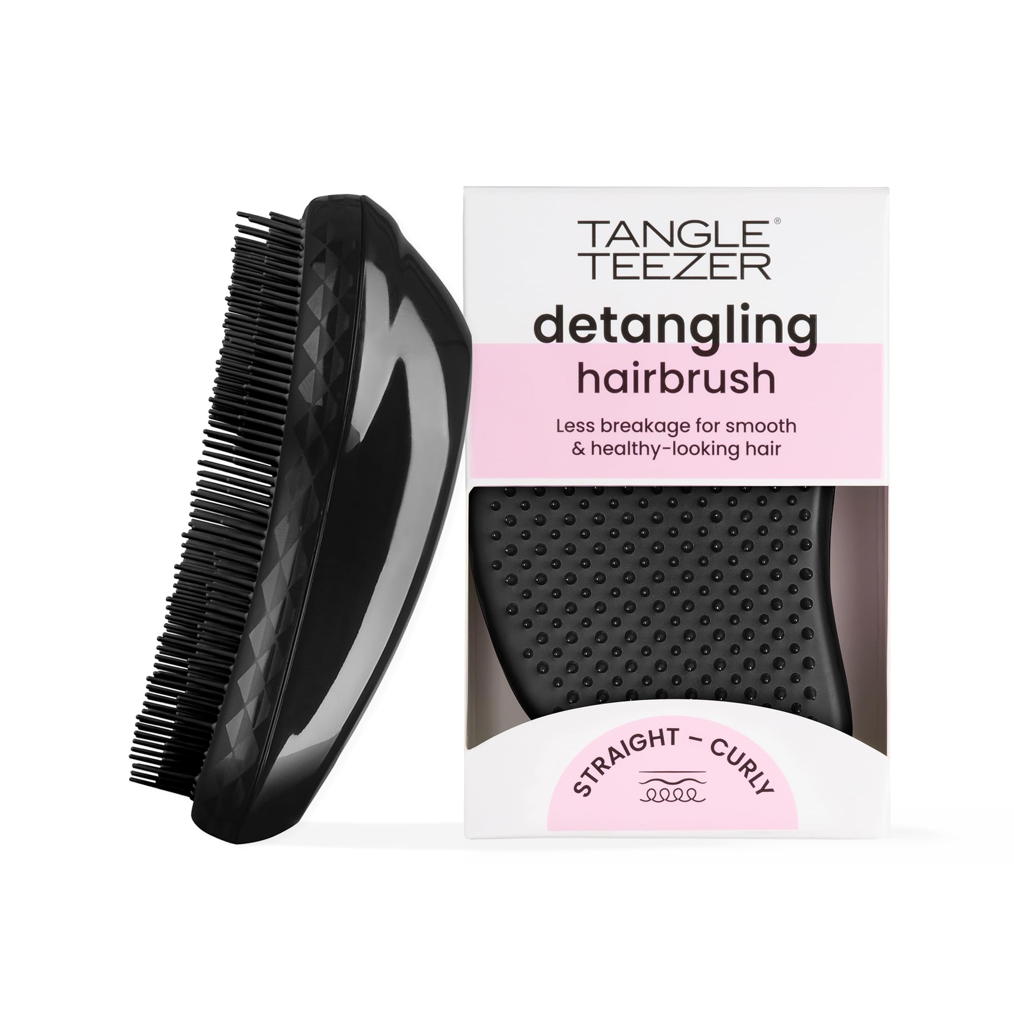 Tangle Teezer Original Detangler Brush for All Hair Types, Panther Black