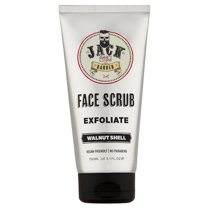 Face Scrub, Exfoliates Skin with Walnut Shell, Unclogs Pores While Nourishing the Skin with Hemp Seed Oil and Shea Butter. Everyday use. 5.1 fl oz.