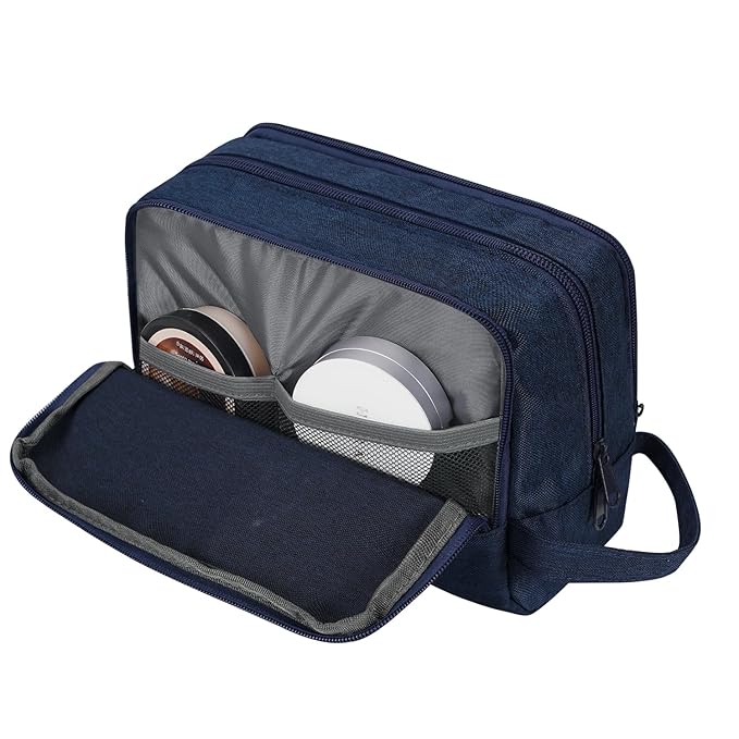 WANDF Travel Toiletry Bag for Men, Small Dopp Kit for Toiletries