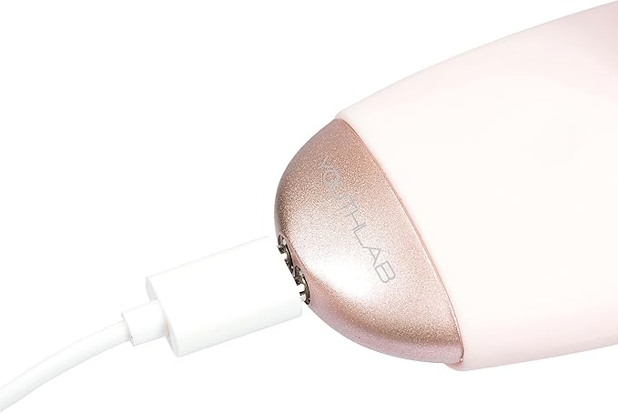 YOUTHLUX SoniGlow Silicone Face Scrubber/Facial Cleansing Brush – Electric Vibrating Skincare Scrubber Tool for Deep Pore Cleansing, Gentle Massage, Makeup Removal, Waterproof and Rechargeable (Pink)