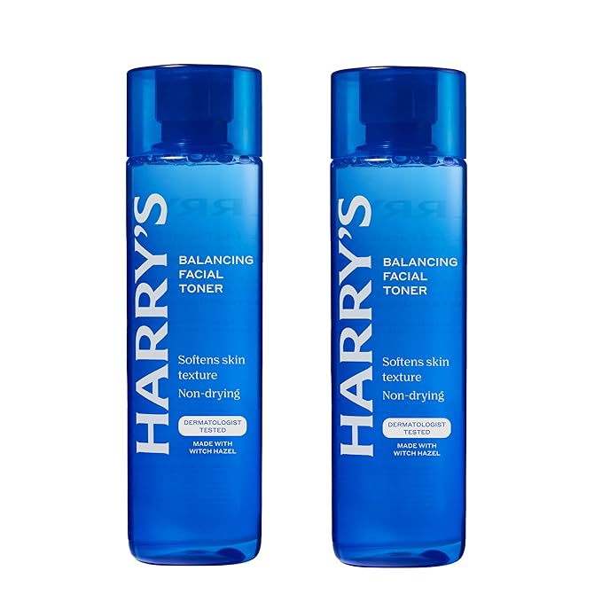 Harry's Hydrating Face Toner for Men with Witch Hazel & Niacinamide, Refreshing Facial Toner for Clean, Hydrated Skin, Alcohol Free Formula, 8.35 Fl Oz (Pack of 2)
