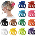 Sisiaipu 12Pcs Hair Clips for Women 1.8 Inch Small Claw Clips for Thin Hair Medium Hair Claw Clips for Thick Hair Accessories for Women Girls (Dopamine)