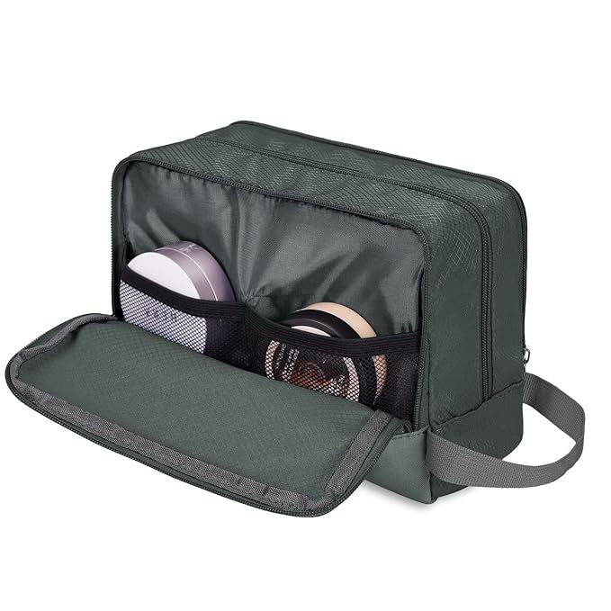 WANDF Travel Toiletry Bag for Men, Small Dopp Kit for Toiletries