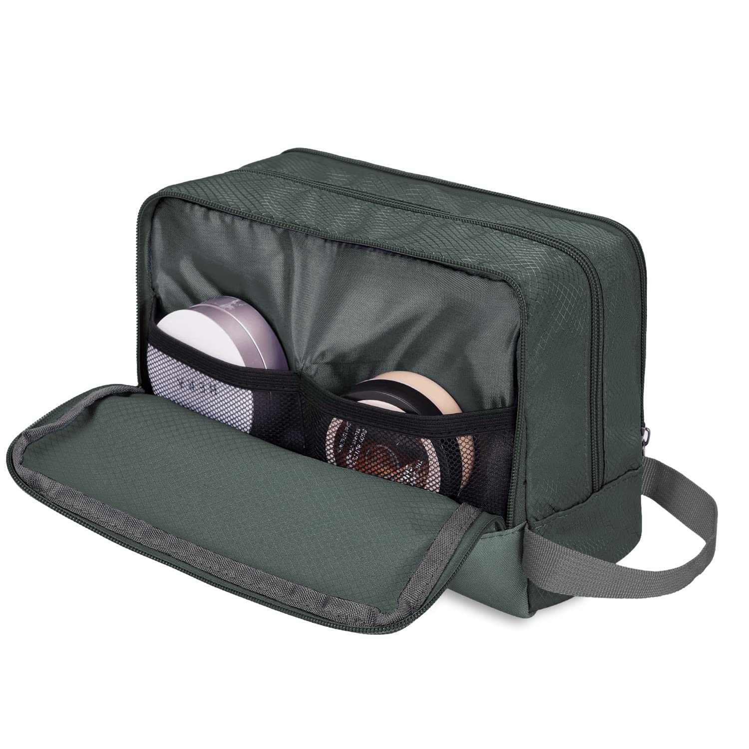 WANDF Travel Toiletry Bag for Men, Small Dopp Kit for Toiletries