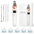 Blackhead Remover Vacuum - Professional Blackhead Extractor for Face with 3 Adjustable Suction Levels, USB Rechargeable Pore Cleaner, and 5 Interchangeable Probes (Off-White)
