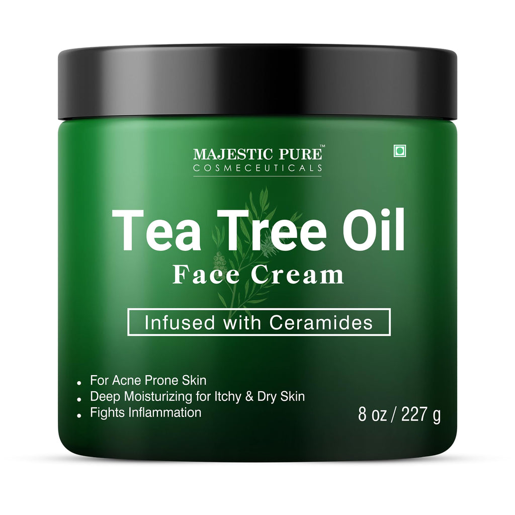 Majestic Pure Tea Tree Face Cream - 8 Oz