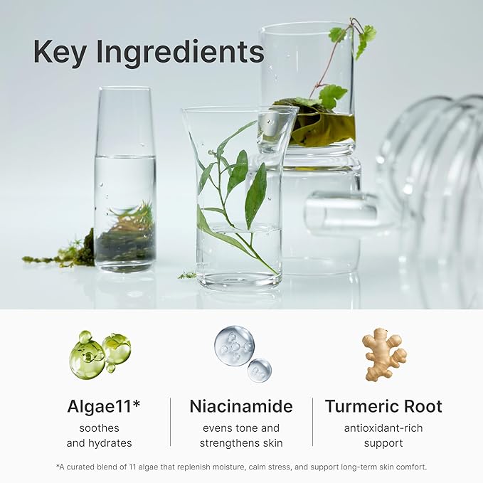 Coeternal Instant Glow Mist, Hydrating Lightweight Korean Face Mist with Algae 11, Niacinamide and Turmeric root, Moisturizing Spray for Dewy, Glass Skin, For Dry or Sensitive Skin, 120ml / 4.0 fl.oz.