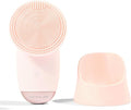YOUTHLUX SoniGlow Silicone Face Scrubber/Facial Cleansing Brush – Electric Vibrating Skincare Scrubber Tool for Deep Pore Cleansing, Gentle Massage, Makeup Removal, Waterproof and Rechargeable (Pink)