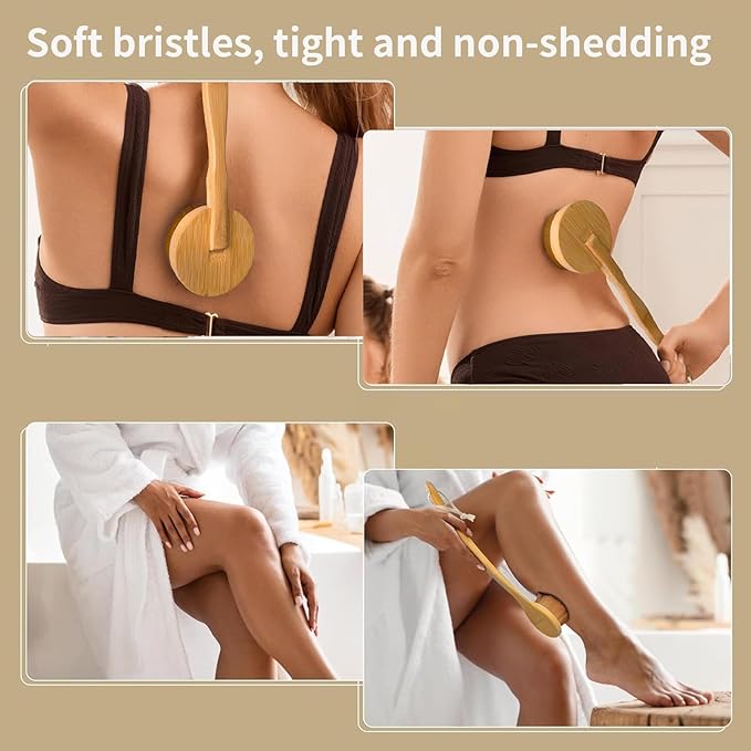 Ludanbest Self-Tan Back Applicator, Back Brush For Applying Self-Tan, Long Handle For Controlled Sunless Tanning, Eco Friendly Back Tanning Applicator, Vegan, & Cruelty Free, 1 Count