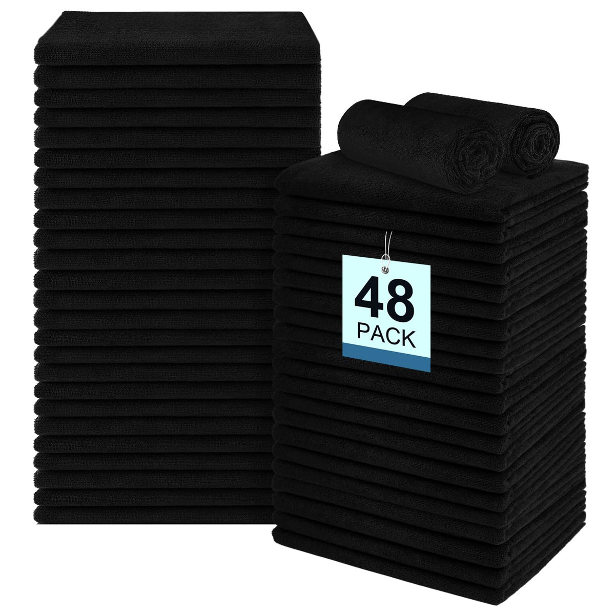 UNIMADE 48 Pack Salon Towels - Highly Absorbent Hand Towels