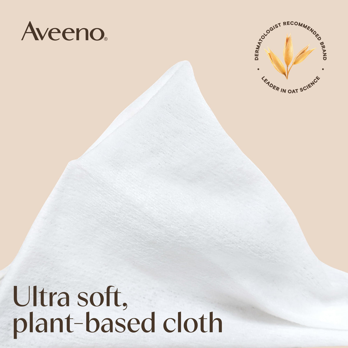 Aveeno Calm + Restore Unscented Makeup Remover Wipes, Alcohol-Free, 25 Ct