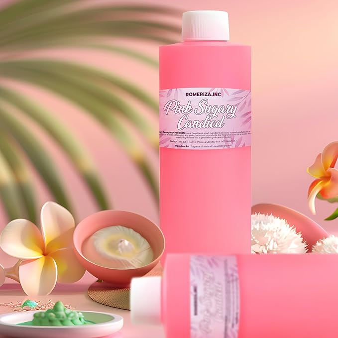 1 Fl Oz Pink Sugary Candied Natural Fragrance Body Oil - Luxury Scented
