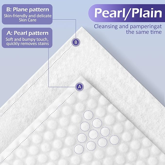 Disposable Face Towel 600 Count, Face Clean Towels, Soft Cotton Dry Wipes Facial Cloths Towelettes for Washing and Drying, Facial Tissue for Cleansing, Skincare and Makeup Remover