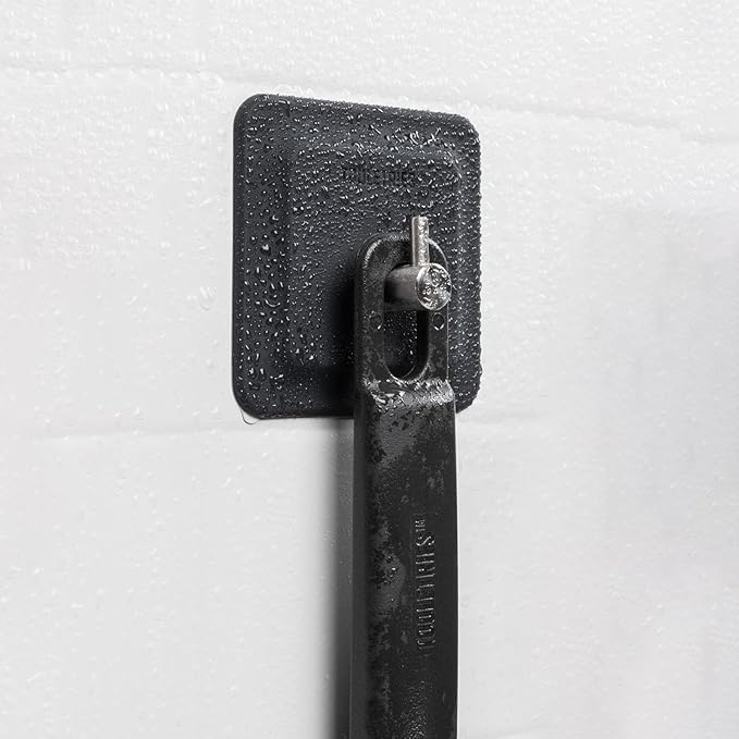 TOOLETRIES Silicone Back Scrubber for Shower with Hook - Charcoal