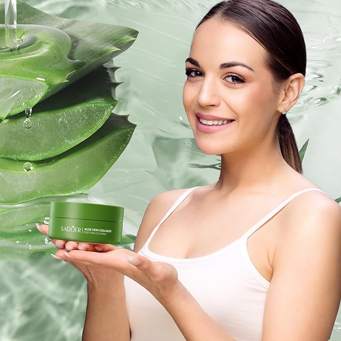 Caseous 60 PCS Aloe Vera Under Eye Patches for Puffy Eyes and Dark Circles