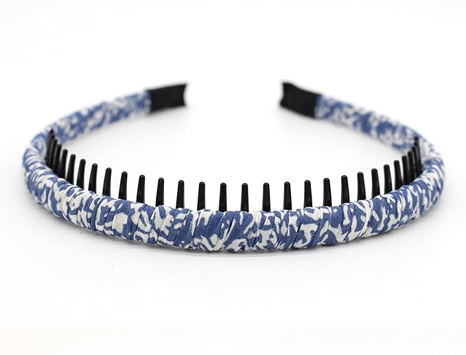 JOBAND plastic headbands for women, fashion hair accessories headband with teeth Suitable Daily Use,Spa,Parties and yoga (pack of 4)