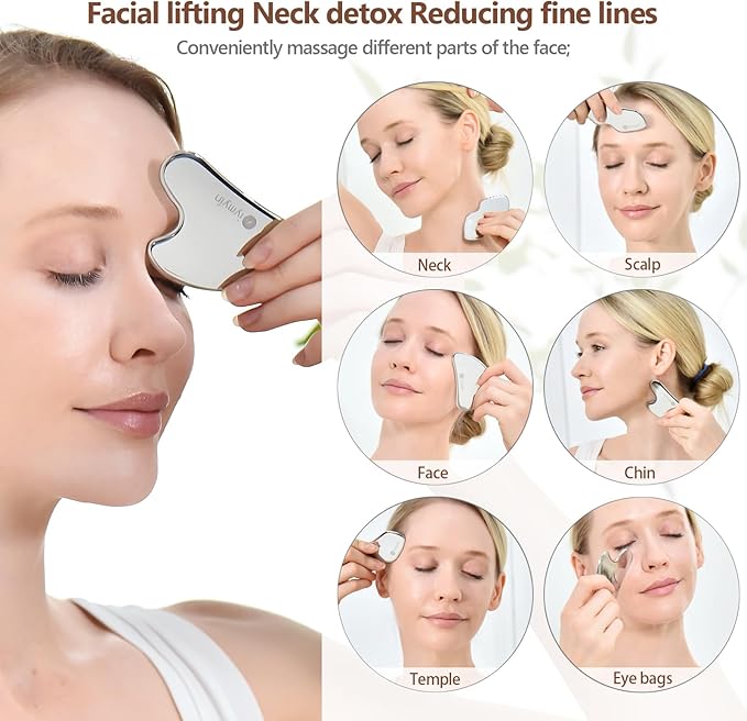 Niymyin 304 Stainless Steel Fascia Gua Sha for IASTM & Sore Muscle Massage