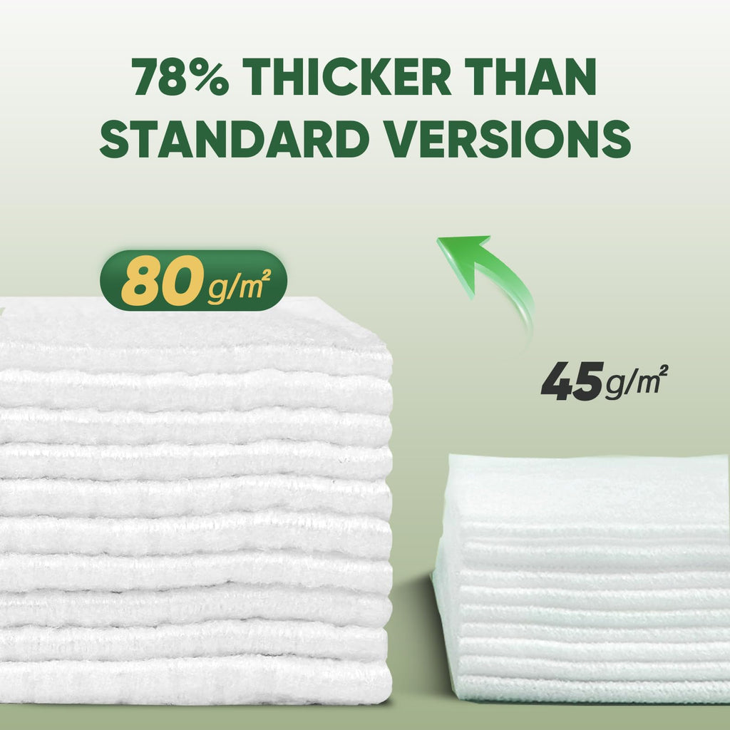 Face Towels Disposable, 5 * 10 Travel Pack, Double-Sided Facial Towelettes