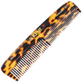 Kent R7T TY Fine and Wide Tooth Hair Comb, Handmade Pocket Comb for Men, Beard and Mustache Combs for Everyday Grooming and Styling, Sawcut Kent Combs, Made in England