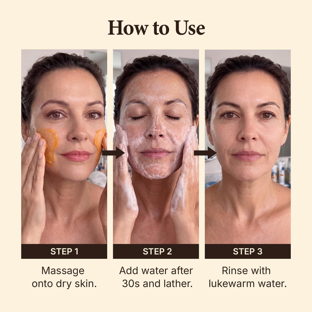 mimmua! Kojic Acid Turmeric Cleansing Cream | Balm to Oil Face Cleanser