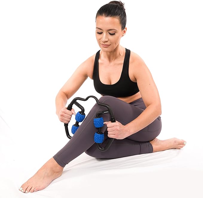 Body Back FSA Eligible Trigger Point Pressure Roller Massager for Forearm, Elbow, Hand, Arm, and Leg. Deep Tissue Handheld Self Massager for Tennis Elbow, Golfers, Athletes Myofascial Release