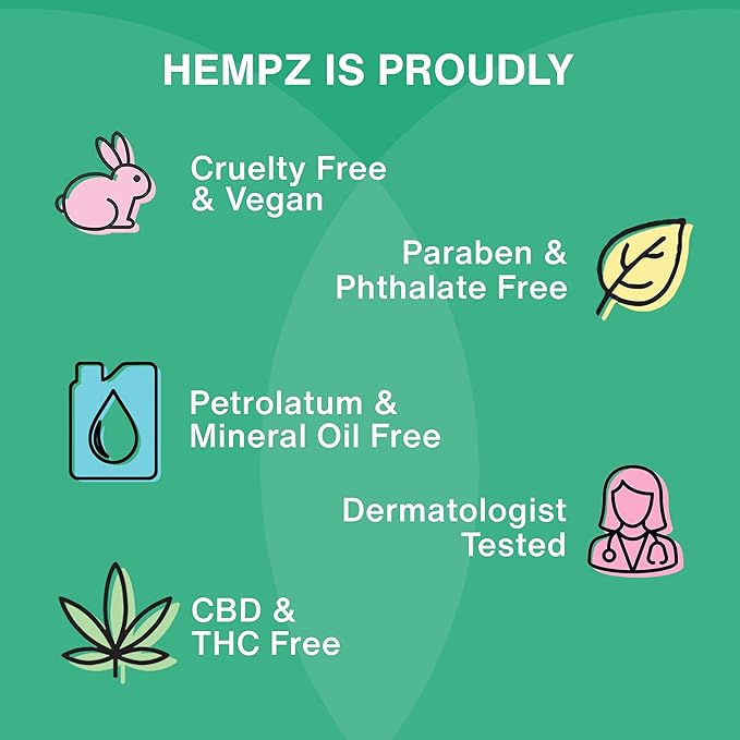 Hempz Body Lotion - Cucumber & Aloe Herbal Limited Edition Daily Moisturizing Cream, Shea Butter, Aloe, Cucumber Extract Body Moisturizer - Skin Care Products, Hemp Seed Oil - 17 Fl Oz