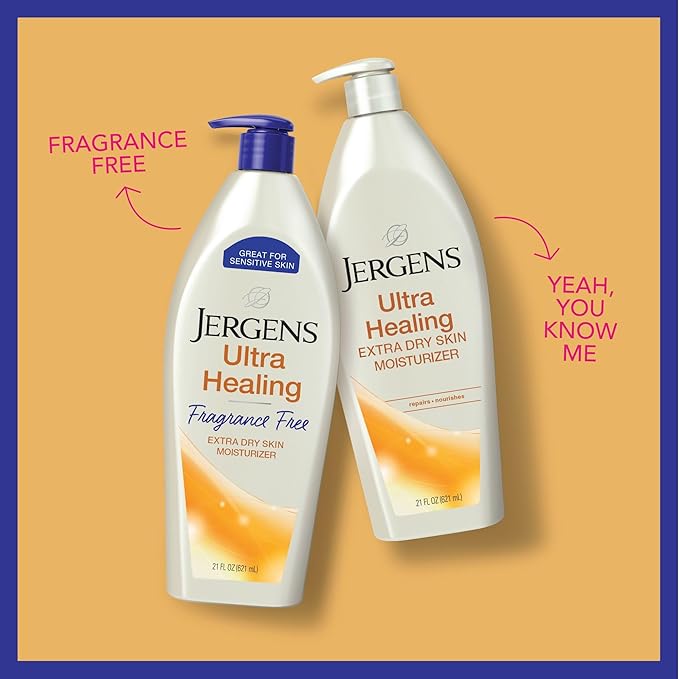 Jergens Ultra Healing Fragrance Free Lotion For Extremely Dry Skin, 21 oz