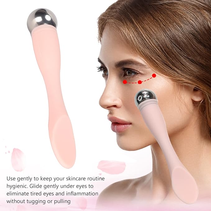 Eye Cream Massage Sticks, ye Cream Applicator Eye Anti Wrinkle Eye Fatigue Relief Massage Stick for Facia Treatments and Masks Cream Scoop Cosmetic Tool
