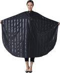 SMARTHAIR Professional Salon Cape, Polyester, Black, 54'x62', Barber Hair Cut Cape