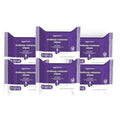 Amazon Basics Makeup Remover Wipes, Gentle Cleansing, Dermatologist Tested, Night Calming, Plant Based, Alcohol-Free, Removes Waterproof Mascara, pH Balanced, 25-Count, 6-Pack