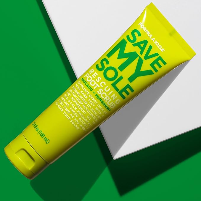 FORMULA 10.0.6 - Save My Sole Rescuing Foot Scrub Exfoliating Foot Treatment 3.4 fl oz (100ml)