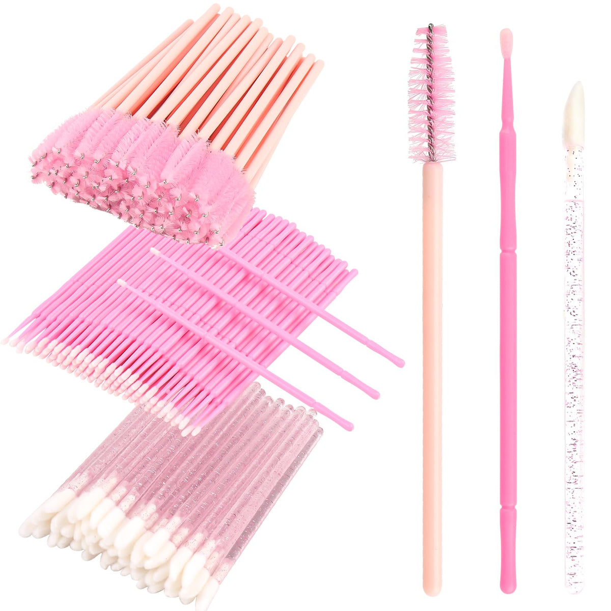 Mekupeu 300 Pcs Eyelash Extension Supplies Kit