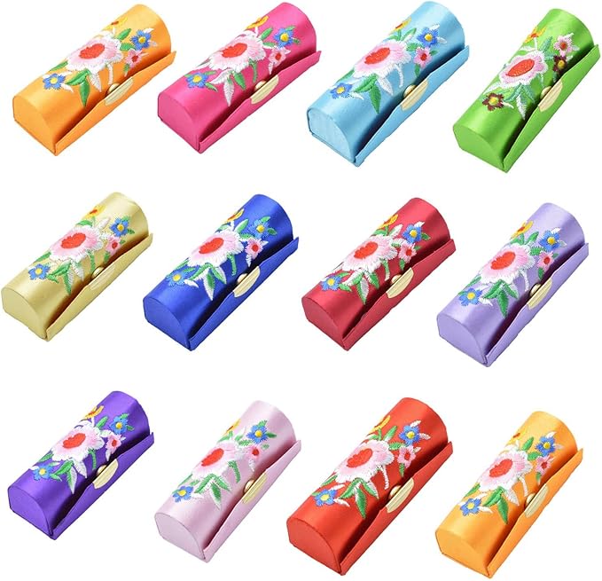 MIAO JIN Lipstick Case with Mirror Small Lipstick Holder for Purse
