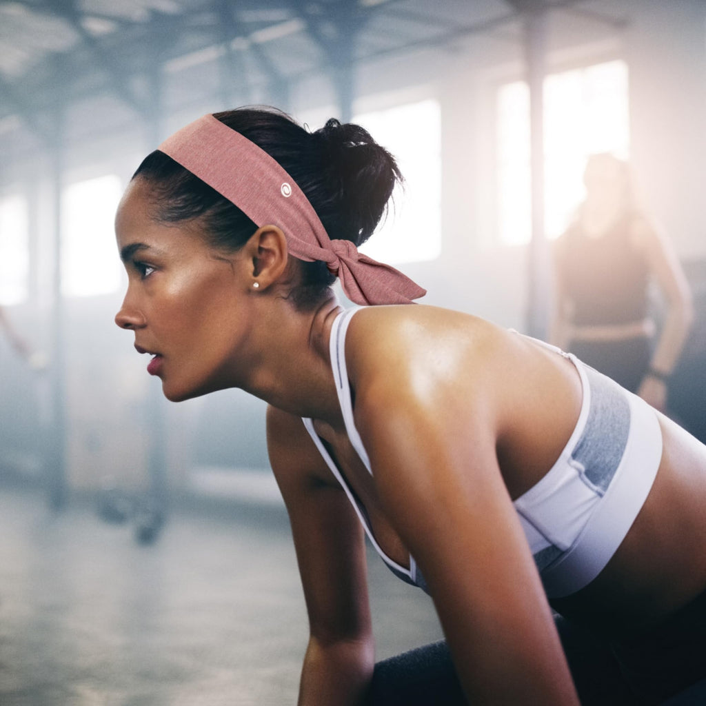 SWAY Short Stretch Non-Slip Headband for Women – Moisture-Wicking, No Headaches, Stays Put for Workouts, Gym, Yoga, Running and Nurse