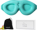 ALASKA BEAR 100% Blackout Sleep Mask for Women and Men, Blue