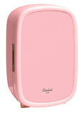 Cooluli Beauty 12L Makeup Fridge - Pink Mini Fridge for Skin Care Accessories, Cosmetics and Facial Masks Storage - Interior LED Lights - for Women & Teen Girls Room