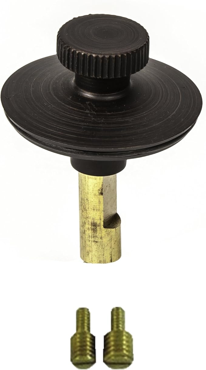 Universal Lift n Turn, (Twist Close) Bath Tub/Bathtub Drain Stopper Includes 3/8" and 5/16" Fittings