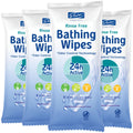 XL Body Wipe 9" x 9" Bath Wipes for Adults No Rinse - Thick Refreshing Shower Wash Cloth with Aloe Vera for Camping, Travel, Gym, and Caregiving - Durable Disposable Bath Cloths for Quick Hygiene